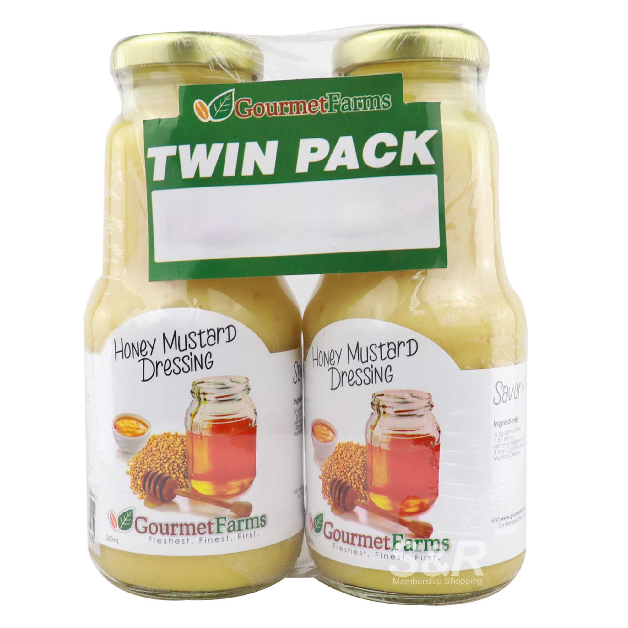 Gourmet Farms Honey Mustard Dressing 2pcs